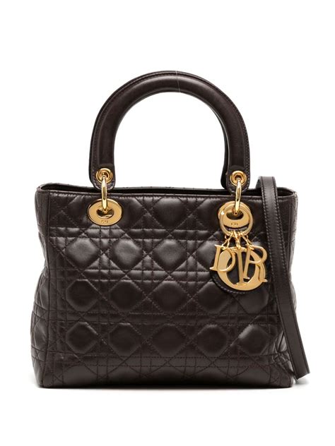 dior monogram handbags|pre owned lady dior bag.